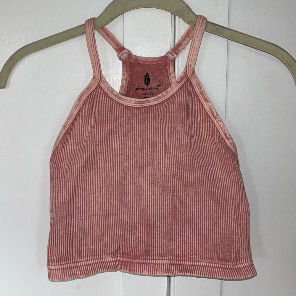 free people, pink tank top, size small